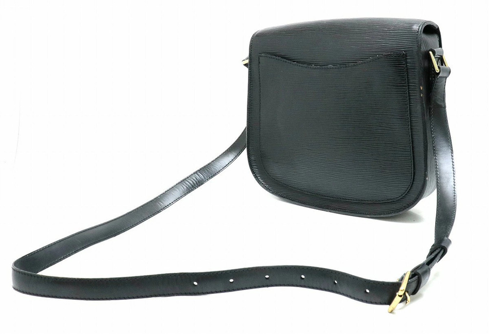 Louis Vuitton s Saint Black Leather Noir Bag Cloud Shoulder Epi Crossbody Black
